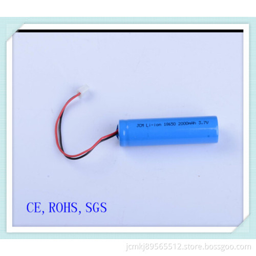 Lithium Ion 18650-2000mAh Battery Pack for Audio, Loudspeaker, Lithium Battery Pack